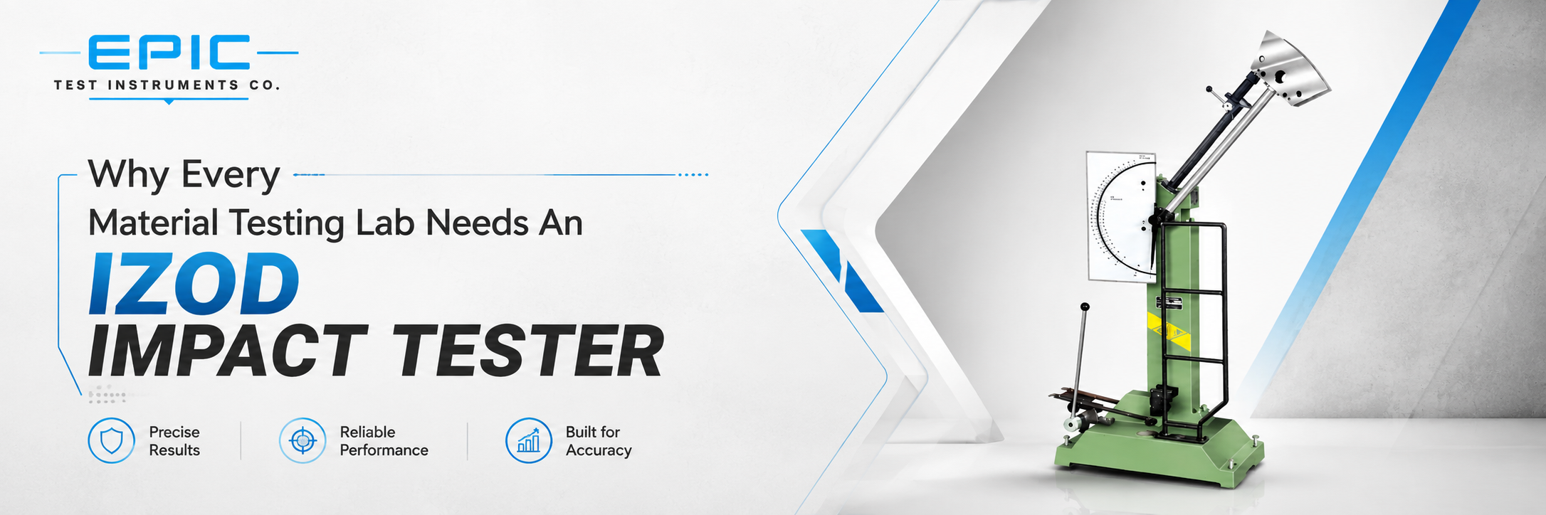 Why Every Material Testing Lab Needs an Izod Impact Tester